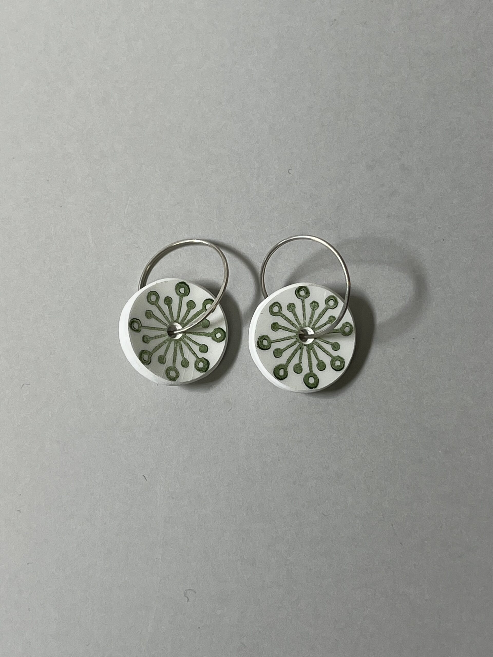 Crown Lynn Snowflake Earrings